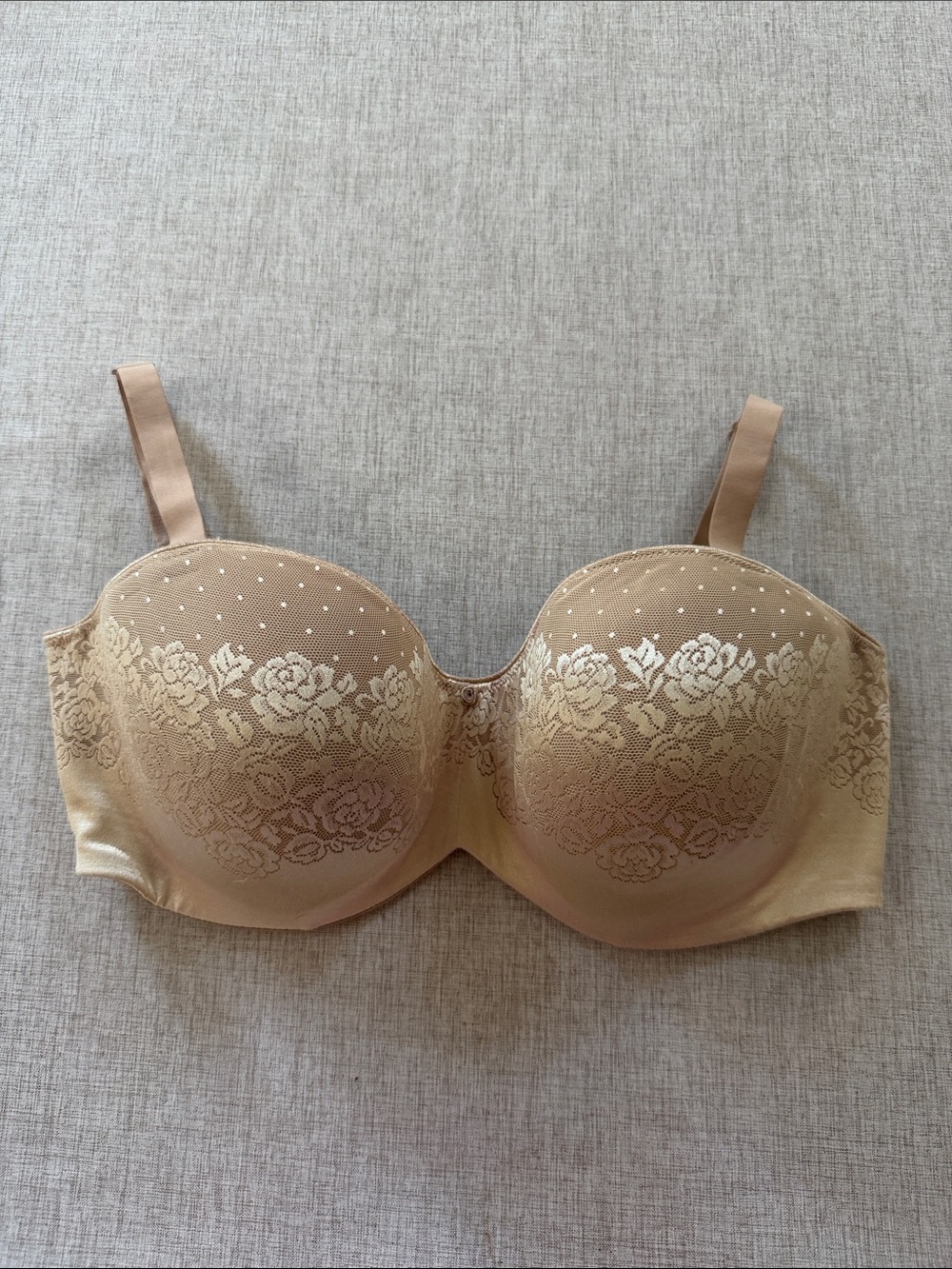Soma Stunning Support Multi Way Strapless Bra adjustable 42DDD Nude Underwire